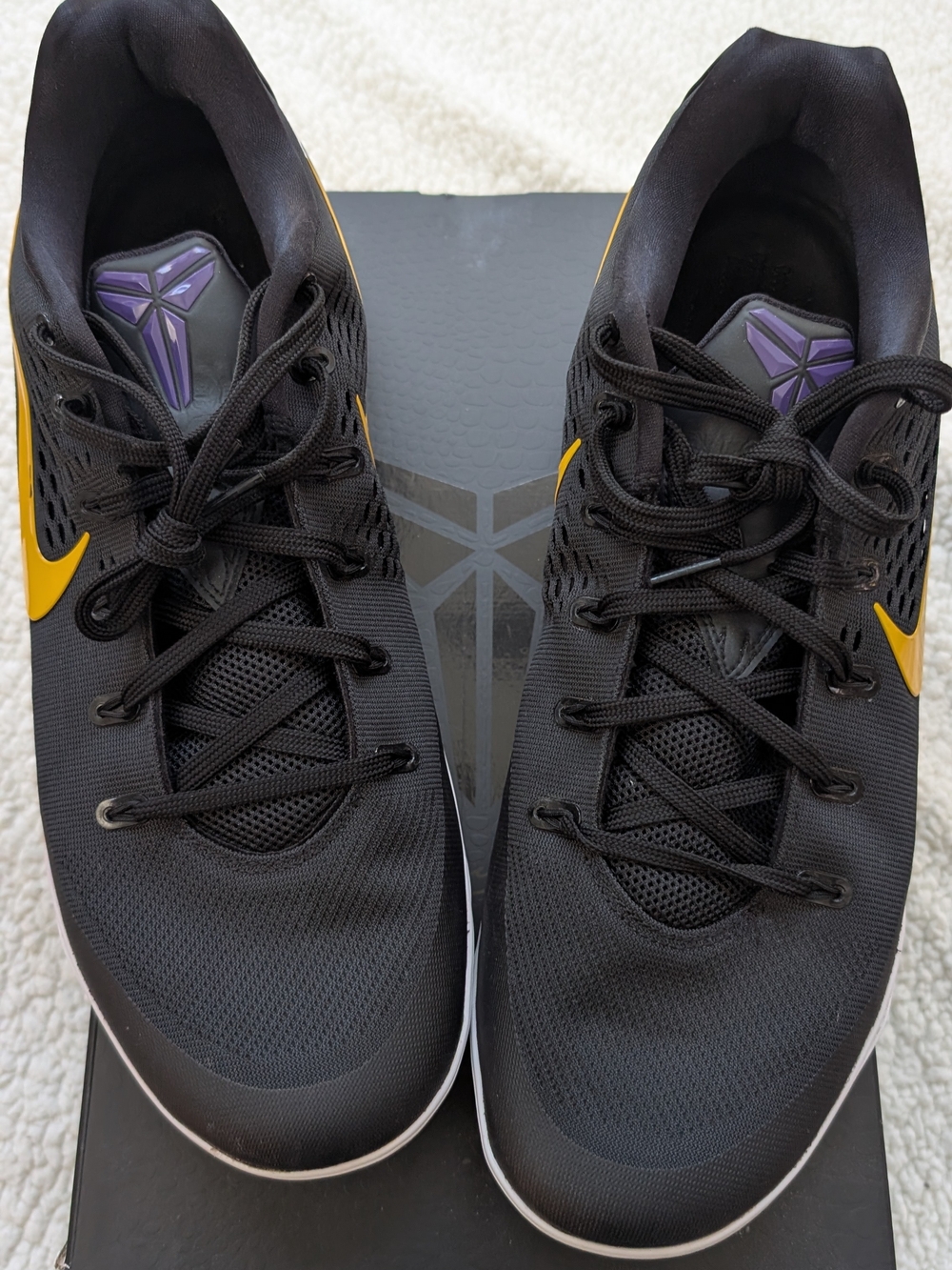 Size 16M Nike Kobe 9 EM Low Protro TB "Lakers Away"